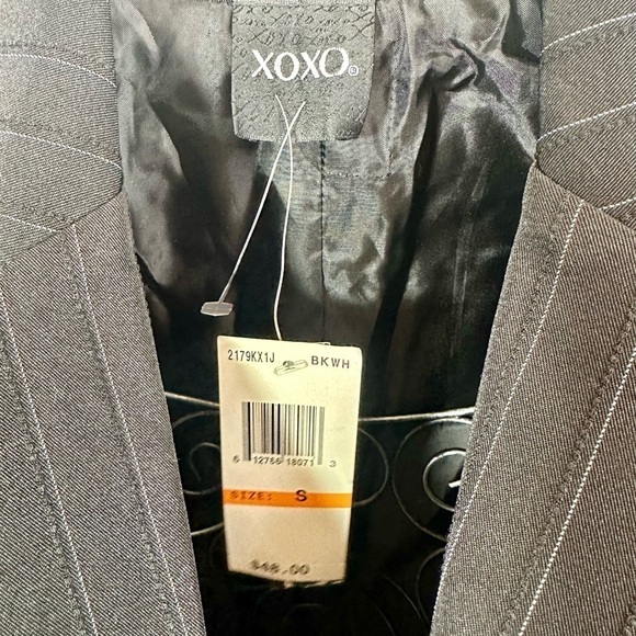 NWT Y2K XOXO pinstripe blazer size S - Picture 6 of 9